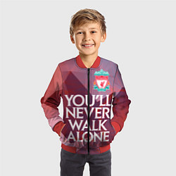 Бомбер детский Ливерпуль, цвет: 3D-красный — фото 2