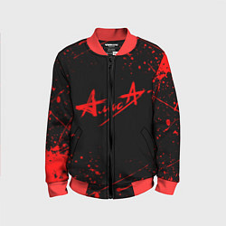 Бомбер детский АлисА, цвет: 3D-красный