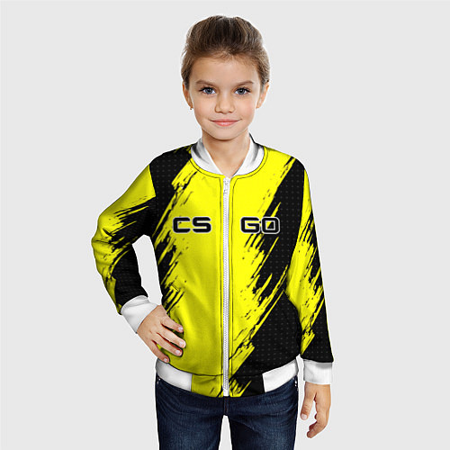Детский бомбер Counter Strike / 3D-Белый – фото 4