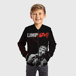 Бомбер детский Limp Bizkit, цвет: 3D-черный — фото 2