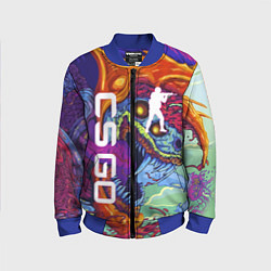 Бомбер детский CS GO HYPERBEAST, цвет: 3D-синий