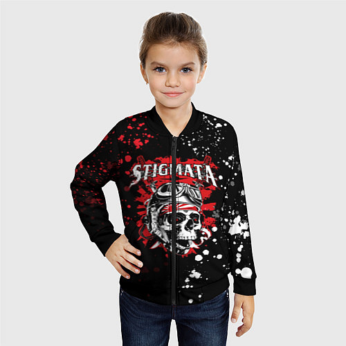 Детский бомбер Stigmata / 3D-Черный – фото 4