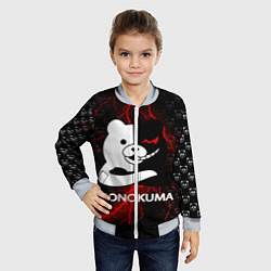 Бомбер детский MONOKUMA, цвет: 3D-серый — фото 2