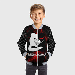 Бомбер детский MONOKUMA, цвет: 3D-серый — фото 2
