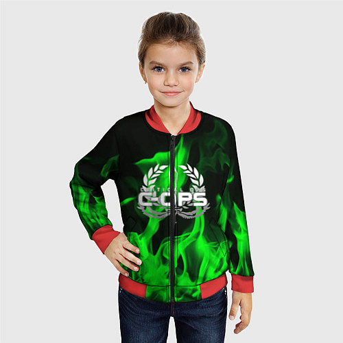 Детский бомбер C-OPSCRITICAL OPS / 3D-Красный – фото 4