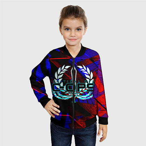 Детский бомбер C-OPS / 3D-Черный – фото 4
