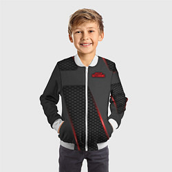 Бомбер детский PUBG, цвет: 3D-белый — фото 2