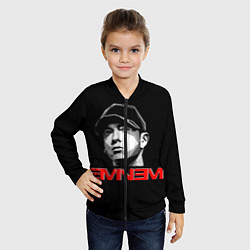 Бомбер детский Eminem, цвет: 3D-черный — фото 2