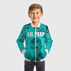 Бомбер детский Lil Peep, цвет: 3D-белый — фото 2