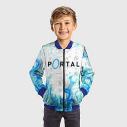 Бомбер детский PORTAL, цвет: 3D-синий — фото 2