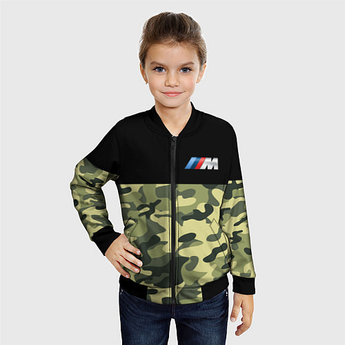 Детский бомбер BMW / 3D-Черный – фото 4