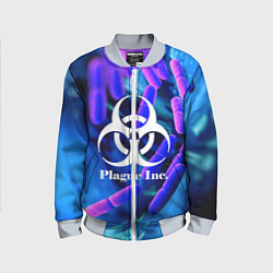 Бомбер детский PLAGUE INC, цвет: 3D-серый