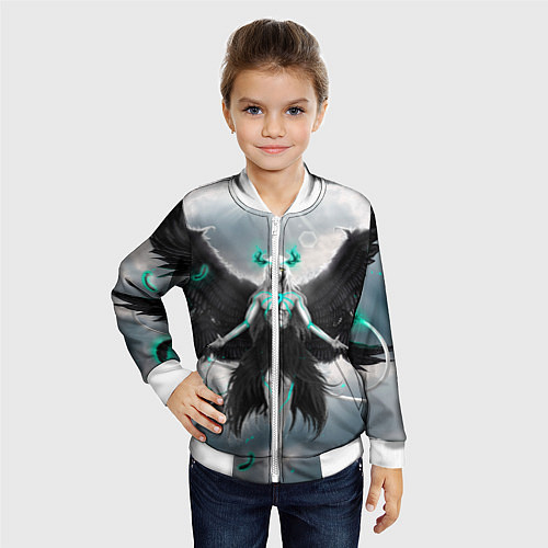 Детский бомбер Bleach anime art / 3D-Белый – фото 4