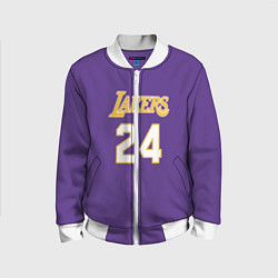 Бомбер детский Los Angeles Lakers Kobe Brya, цвет: 3D-белый
