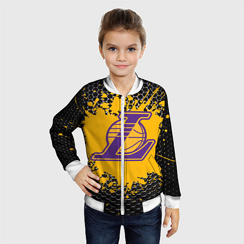 Детский бомбер Kobe Bryant / 3D-Белый – фото 4