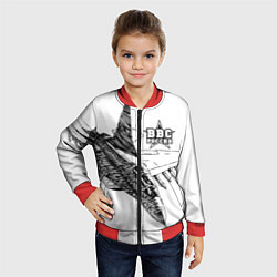 Бомбер детский ВВС России, цвет: 3D-красный — фото 2