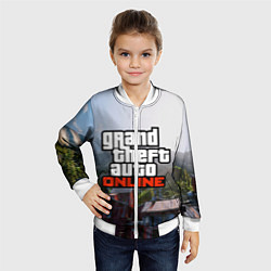 Бомбер детский GTA Online, цвет: 3D-белый — фото 2
