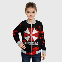 Бомбер детский UMBRELLA CORP, цвет: 3D-серый — фото 2