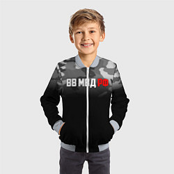 Бомбер детский ВВ МВД РФ, цвет: 3D-серый — фото 2