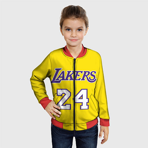 Детский бомбер Kobe Bryant 24 / 3D-Красный – фото 4