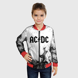 Бомбер детский ACDC, цвет: 3D-красный — фото 2
