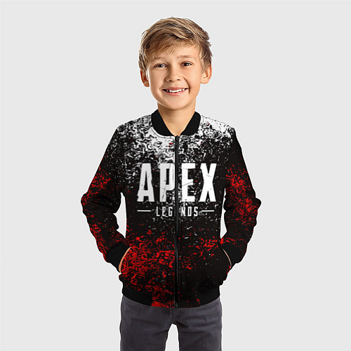 Детский бомбер APEX LEGENDS / 3D-Черный – фото 3