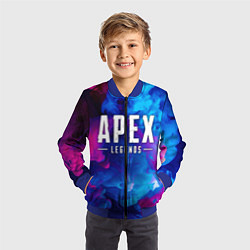 Бомбер детский APEX LEGENDS, цвет: 3D-синий — фото 2