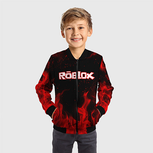 Детский бомбер ROBLOX / 3D-Черный – фото 3