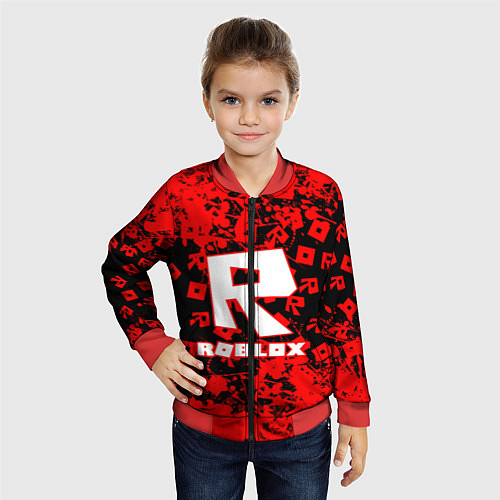 Детский бомбер Roblox / 3D-Красный – фото 4
