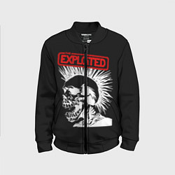 Бомбер детский The Exploited, цвет: 3D-черный