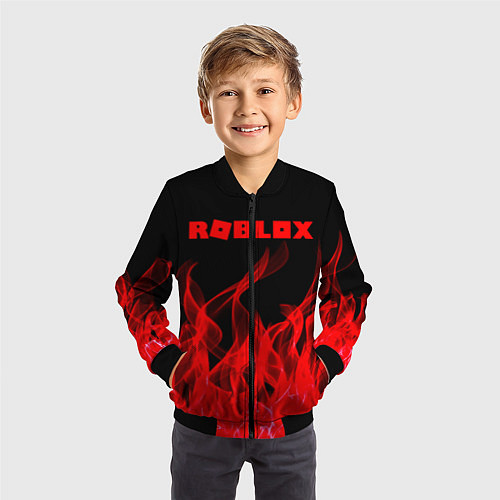 Детский бомбер ROBLOX / 3D-Черный – фото 3