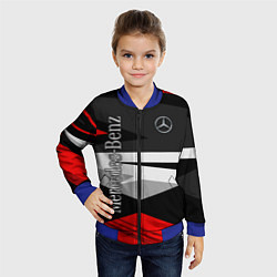 Бомбер детский Mercedes-Benz, цвет: 3D-синий — фото 2