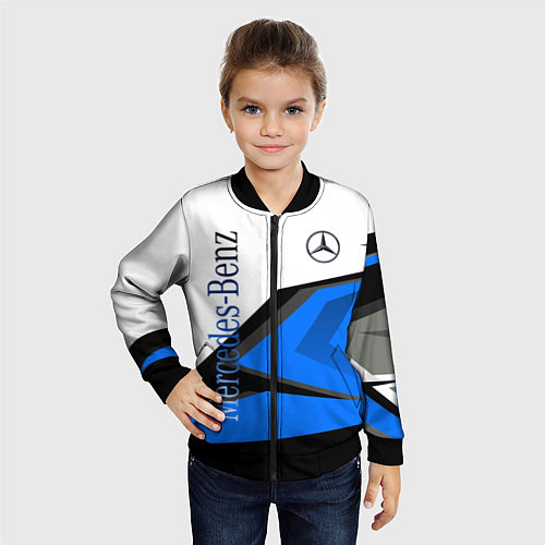 Детский бомбер Mercedes-Benz / 3D-Черный – фото 4