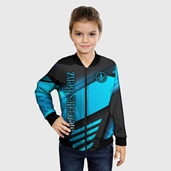 Бомбер детский Mercedes-Benz, цвет: 3D-черный — фото 2