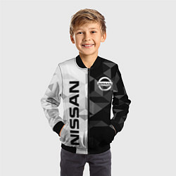 Бомбер детский NISSAN, цвет: 3D-черный — фото 2