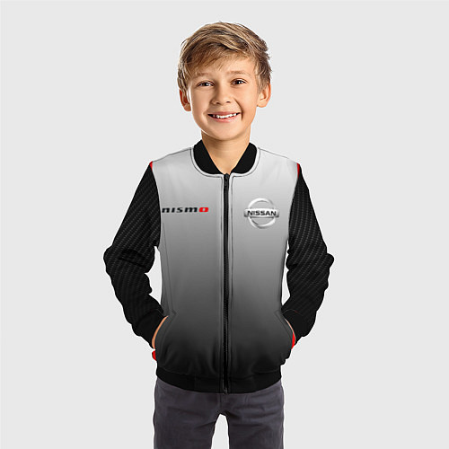 Детский бомбер NISSAN NISMO / 3D-Черный – фото 3