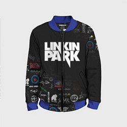 Бомбер детский LINKIN PARK, цвет: 3D-синий