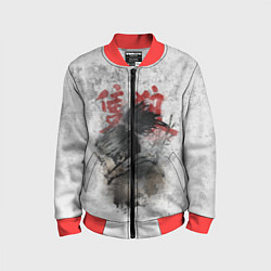 Бомбер детский SEKIRO SHADOW DIE TWICE, цвет: 3D-красный