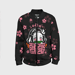 Бомбер детский KIMETSU NO YAIBA, цвет: 3D-черный