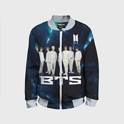 Бомбер детский BTS, цвет: 3D-серый