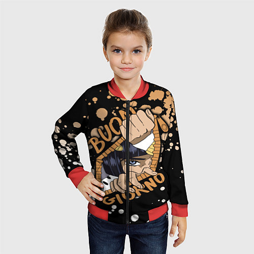 Детский бомбер JoJo Bizarre Adventure / 3D-Красный – фото 4