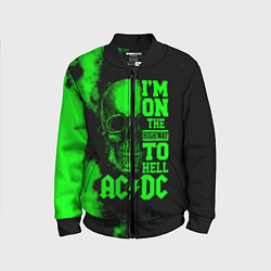 Бомбер детский I'm on the highway to hell ACDC, цвет: 3D-черный