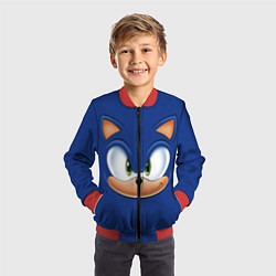 Бомбер детский SONIC, цвет: 3D-красный — фото 2