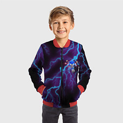 Бомбер детский SONIC, цвет: 3D-красный — фото 2