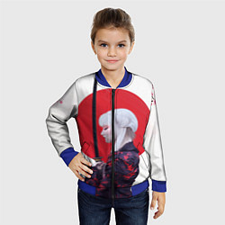 Бомбер детский Самурай, цвет: 3D-синий — фото 2