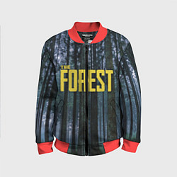 Бомбер детский THE FOREST, цвет: 3D-красный