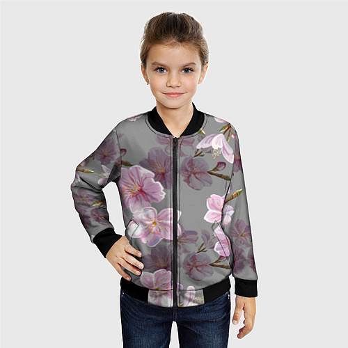 Детский бомбер САКУРА / 3D-Черный – фото 4