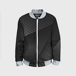 Бомбер детский МЕТАЛЛИЧЕСКИЕ ПОЛОСЫ, цвет: 3D-серый