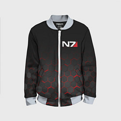 Бомбер детский MASS EFFECT N7, цвет: 3D-серый