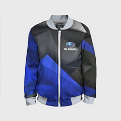 Бомбер детский SUBARU, цвет: 3D-серый